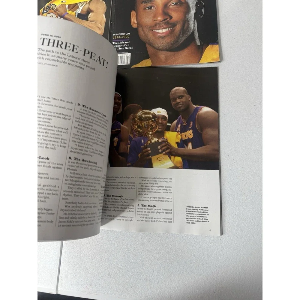 Kobe Bryant Commemorative Magazine Lot LA Times ESPN 1978-2020 Lakers Tribute